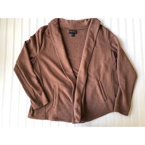 Forever 21 Plus Terra Cotta Sweatshirt Jacket